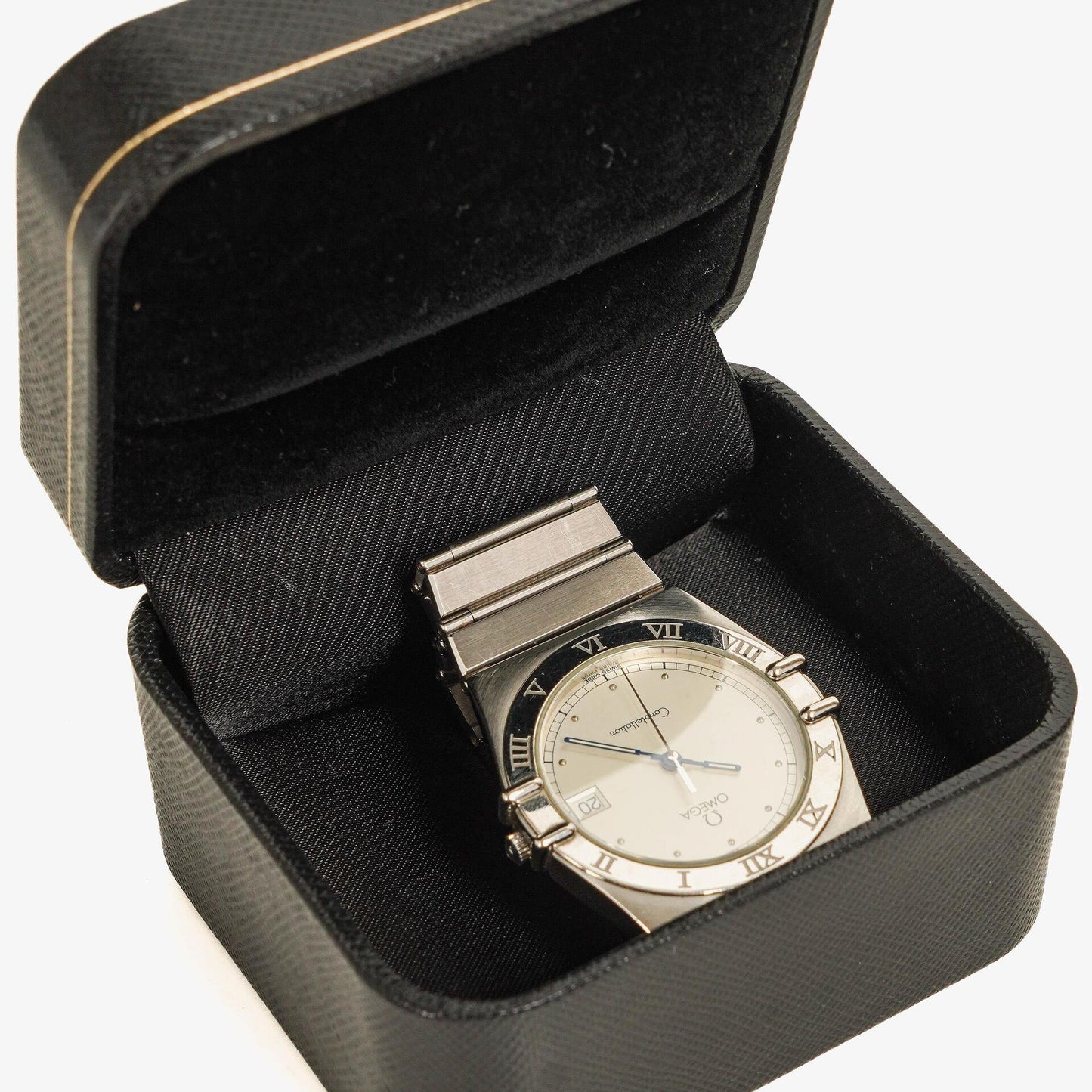 Omega Constellation Manhattan Quarzuhr aus Edelstahl, 33 mm