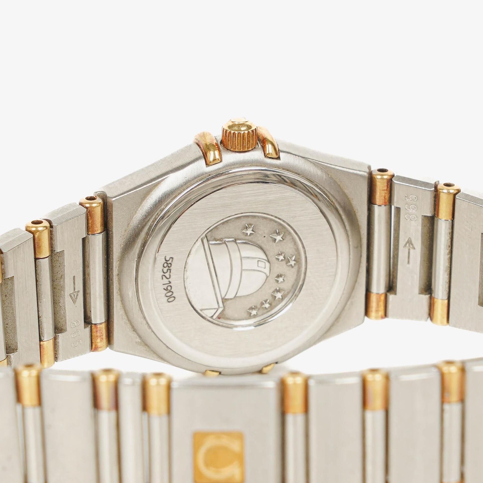 Omega Constellation Quarzuhr aus Edelstahl, 23 mm