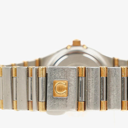 Omega Constellation Quarzuhr aus Edelstahl, 23 mm