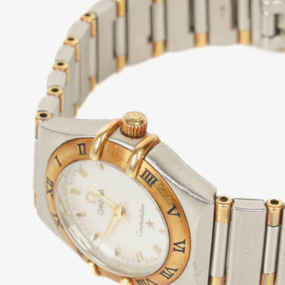 Omega Constellation Quarzuhr aus Edelstahl, 23 mm