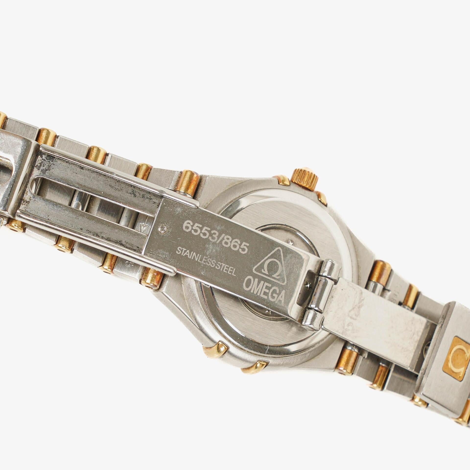 Omega Constellation Quarzuhr aus Edelstahl, 23 mm
