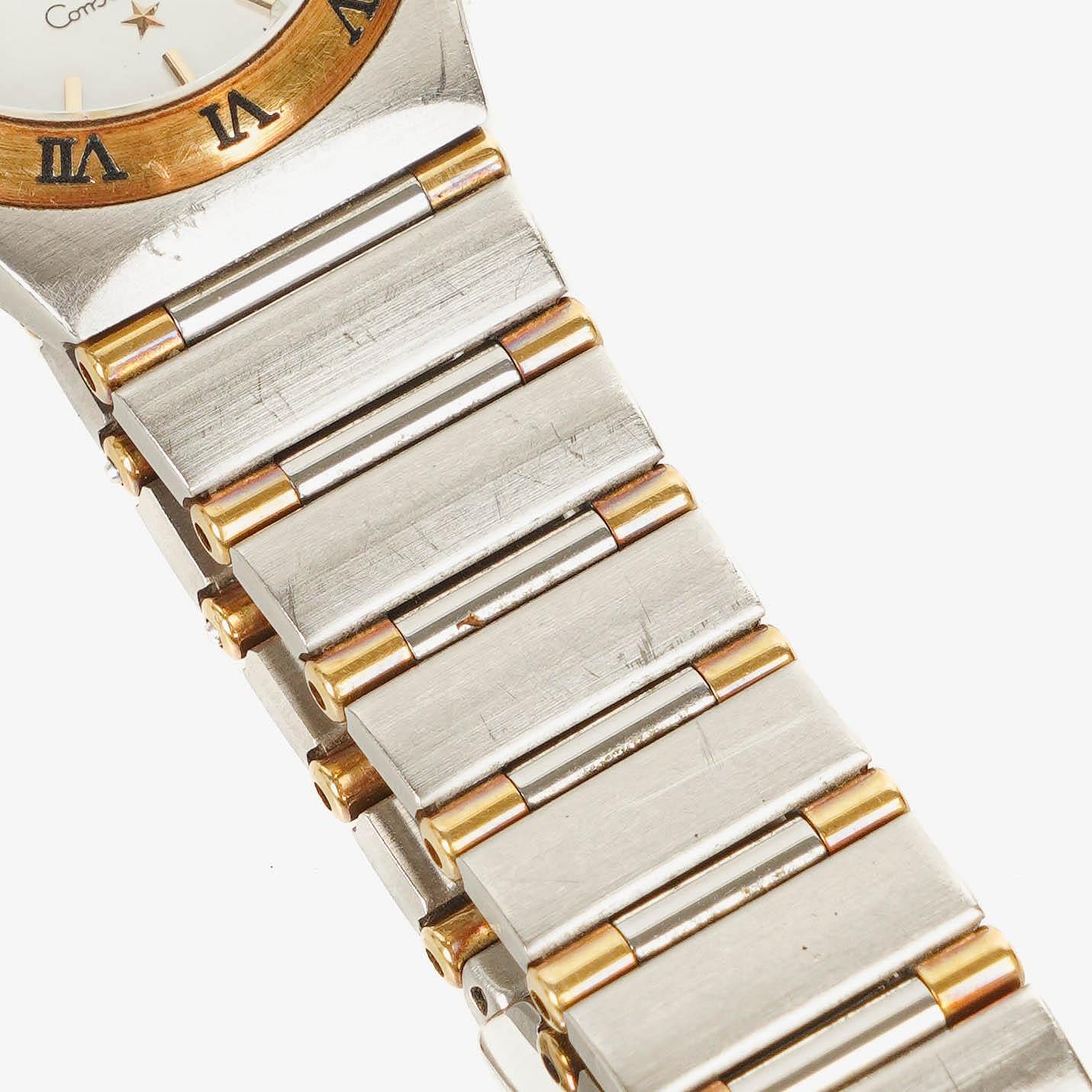 Omega Constellation Quarzuhr aus Edelstahl, 23 mm