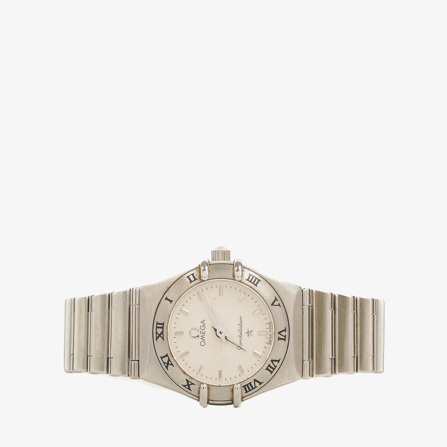 Omega Constellation Quarzuhr aus Edelstahl 23mm