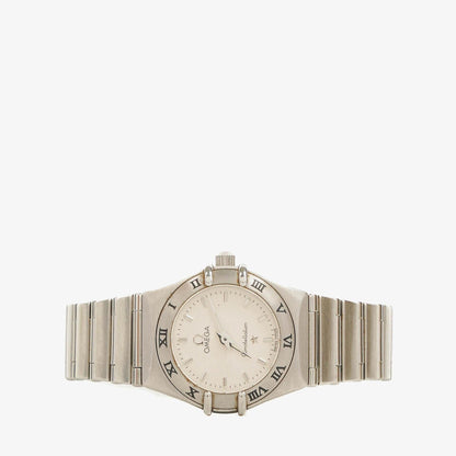 Omega Constellation Quarzuhr aus Edelstahl 23mm