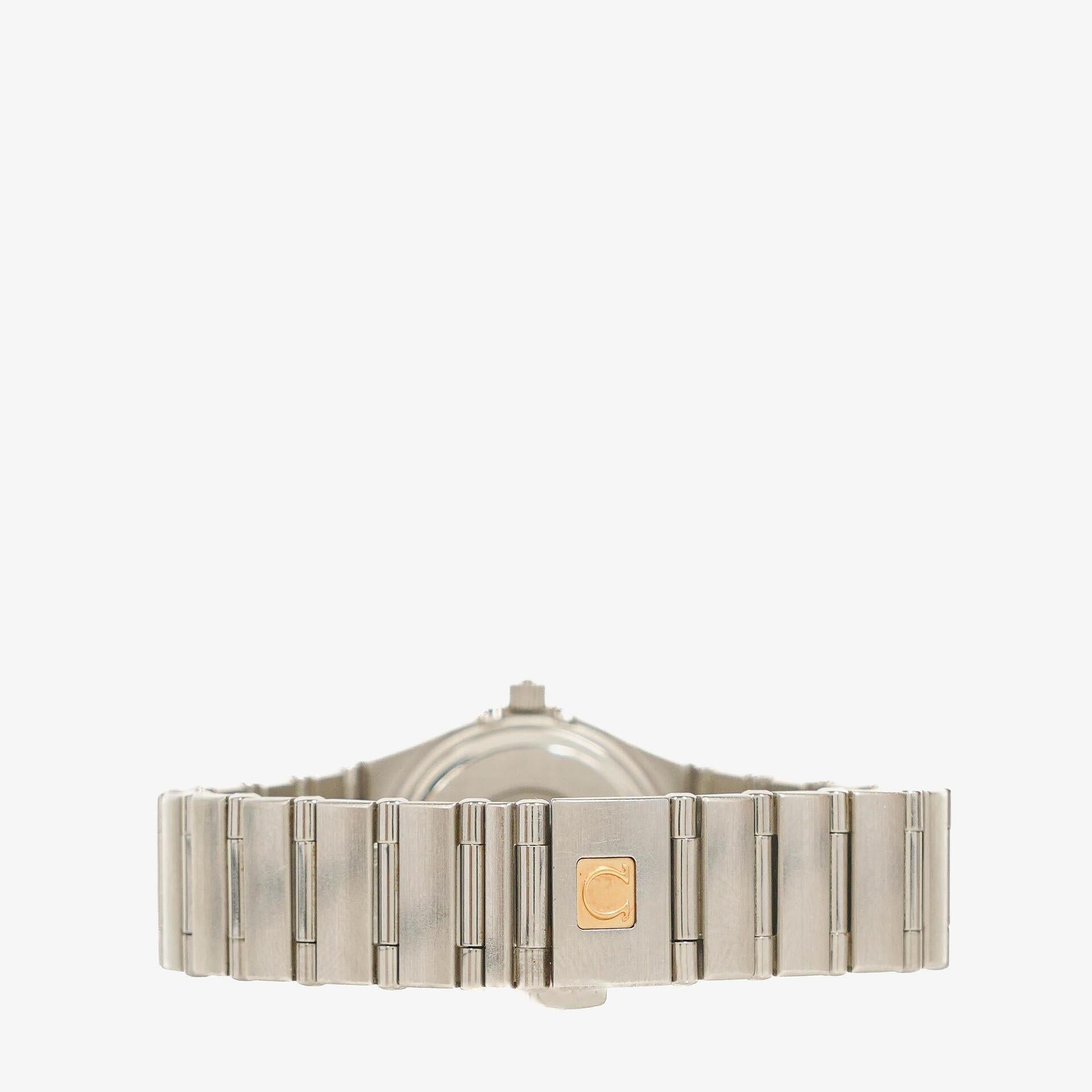 Omega Constellation Quarzuhr aus Edelstahl 23mm