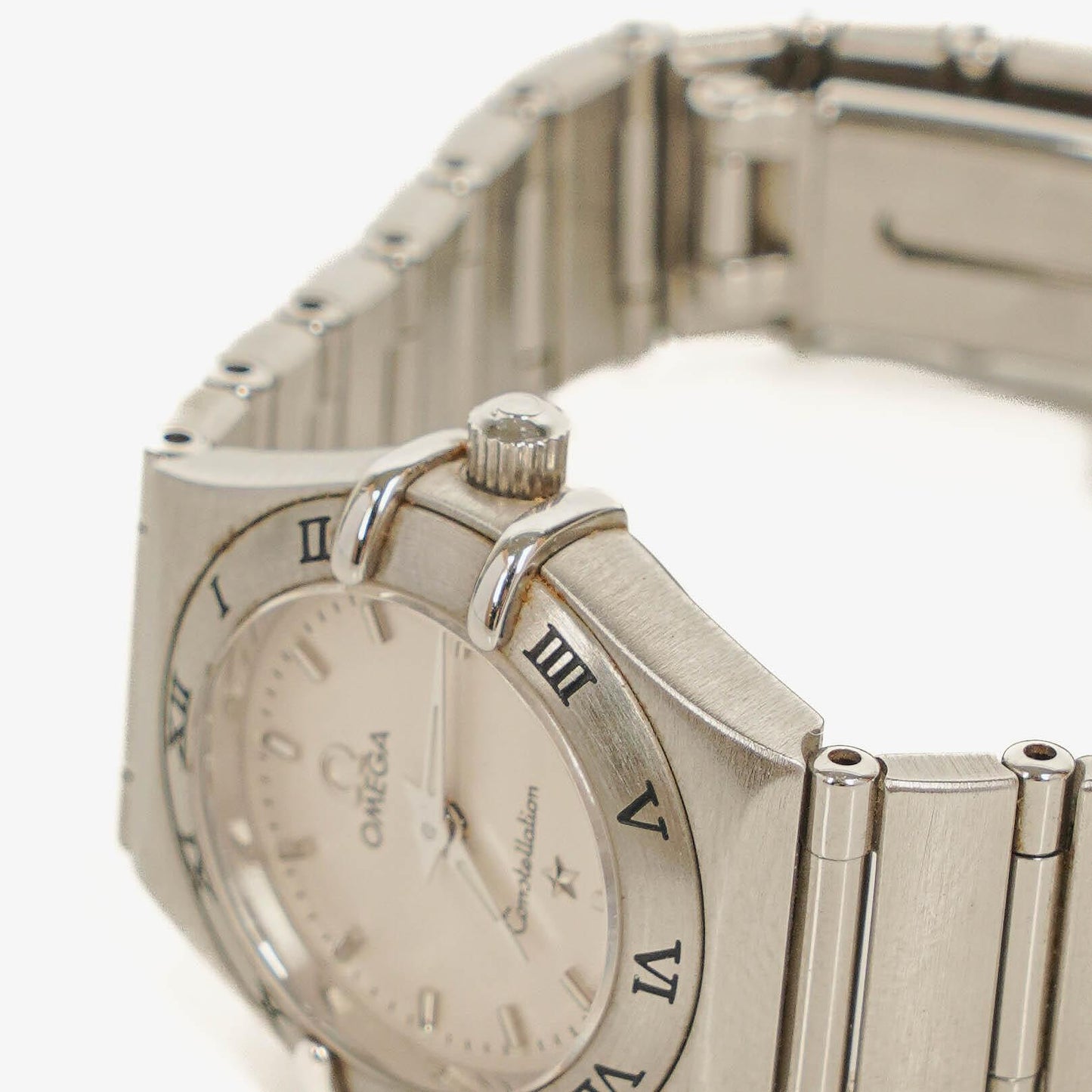 Omega Constellation Quarzuhr aus Edelstahl 23mm