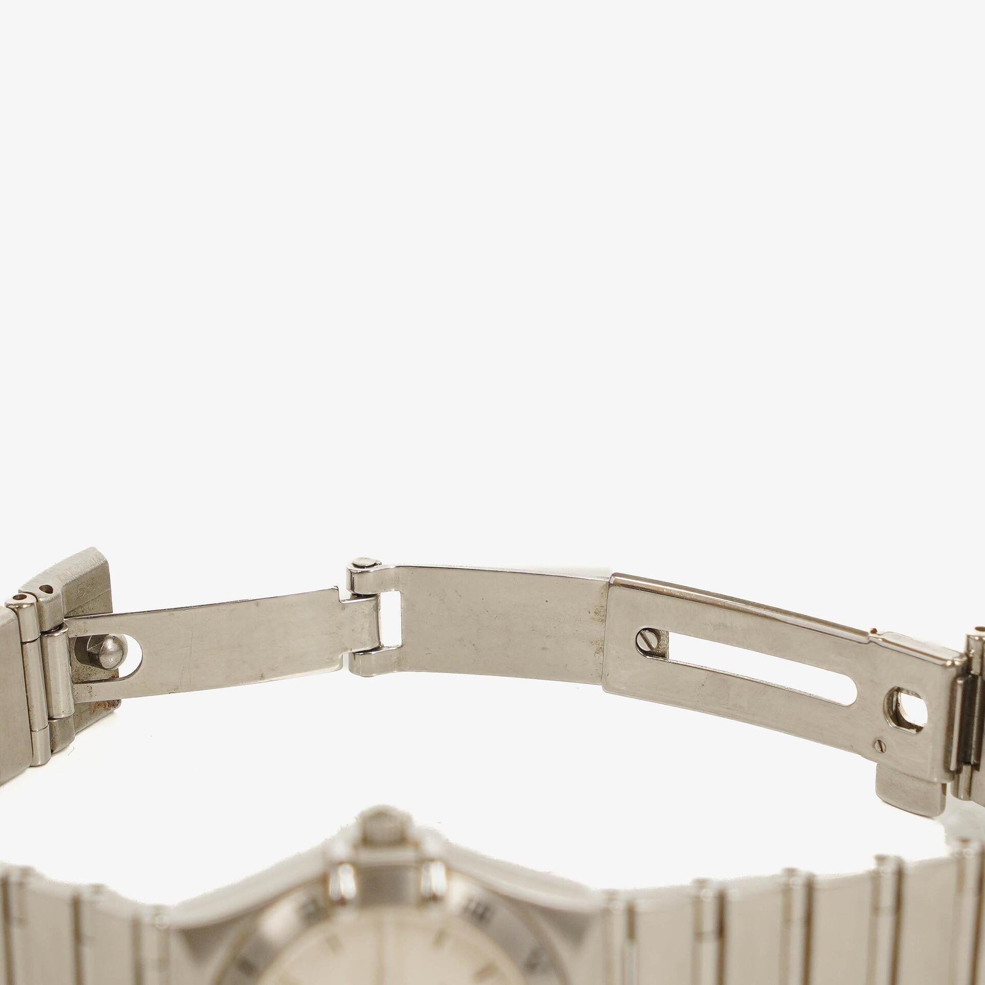 Omega Constellation Quarzuhr aus Edelstahl 23mm