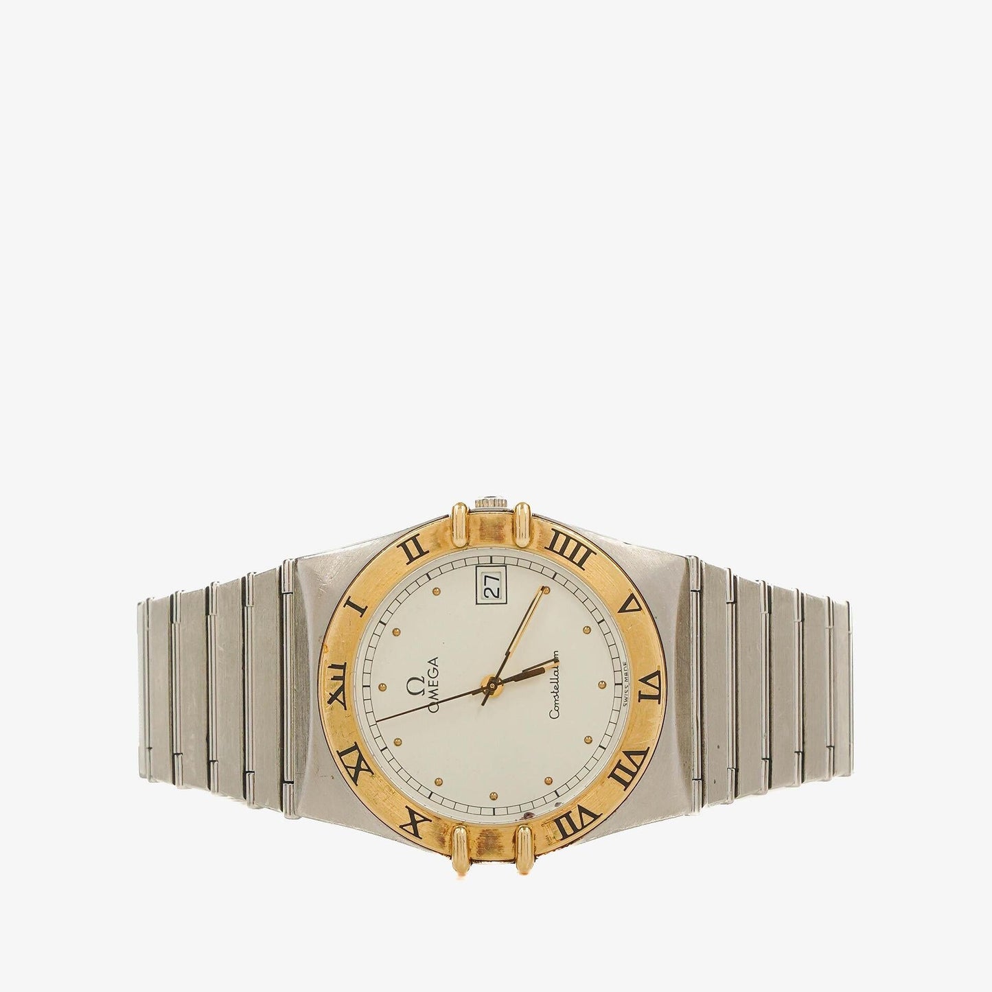 Omega Constellation Quarzuhr aus Edelstahl, 32 mm