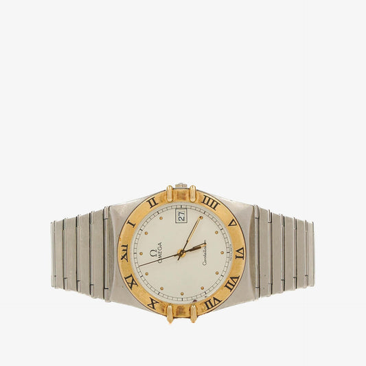 Omega Constellation Quarzuhr aus Edelstahl, 32 mm