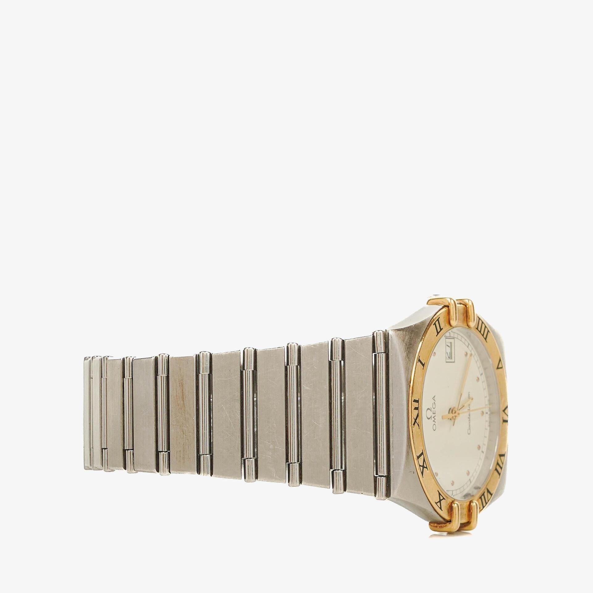Omega Constellation Quarzuhr aus Edelstahl, 32 mm