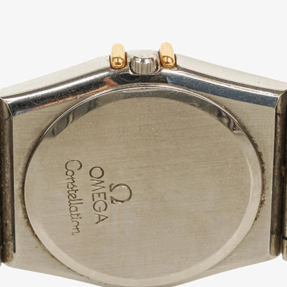 Omega Constellation Quarzuhr aus Edelstahl, 32 mm