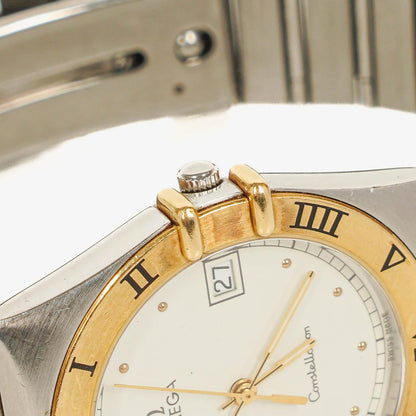 Omega Constellation Quarzuhr aus Edelstahl, 32 mm