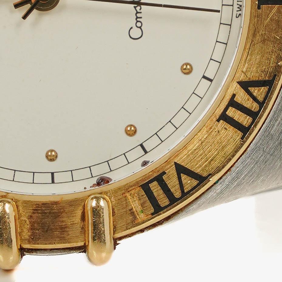 Omega Constellation Quarzuhr aus Edelstahl, 32 mm