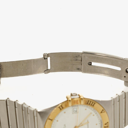 Omega Constellation Quarzuhr aus Edelstahl, 32 mm