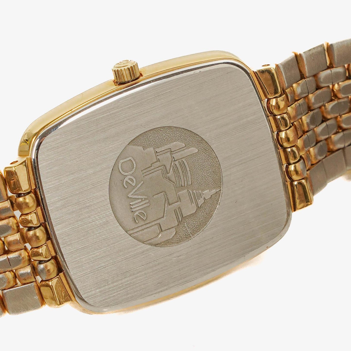 Omega De Ville 26 mm Quarzuhr aus vergoldetem Edelstahl