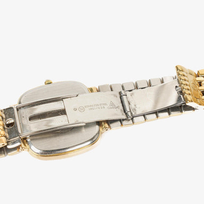 Omega De Ville 30 mm Quarzuhr aus vergoldetem Edelstahl