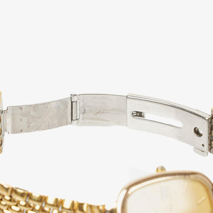 Omega De Ville 30 mm Quarzuhr aus vergoldetem Edelstahl