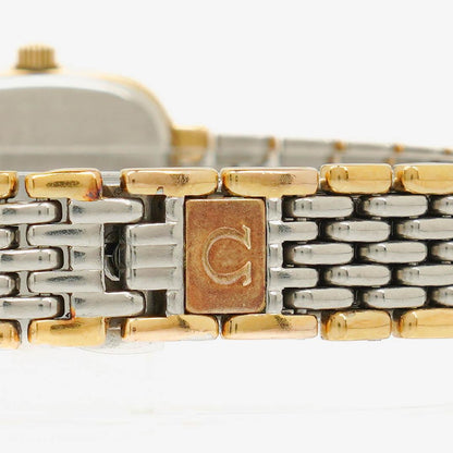 Omega De Ville Damen-Quarzuhr aus Edelstahl, 21 mm