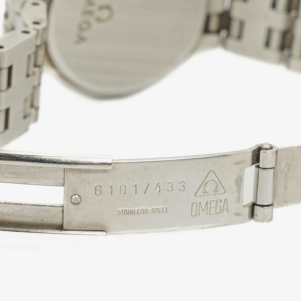 Omega De Ville 23 mm Quarzuhr aus Edelstahl