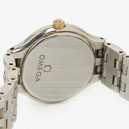 Omega De Ville 23 mm Quarzuhr aus Edelstahl