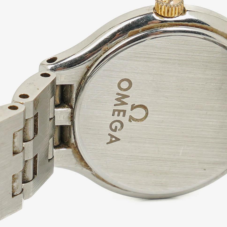 Omega De Ville 23 mm Quarzuhr aus Edelstahl