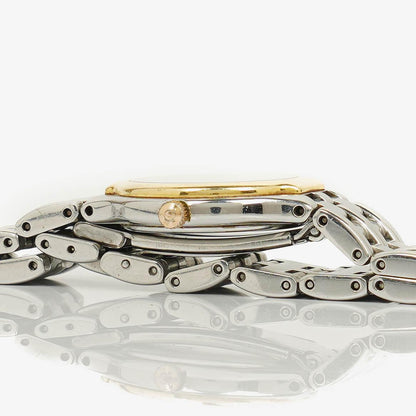 Omega De Ville 23 mm Quarzuhr aus Edelstahl