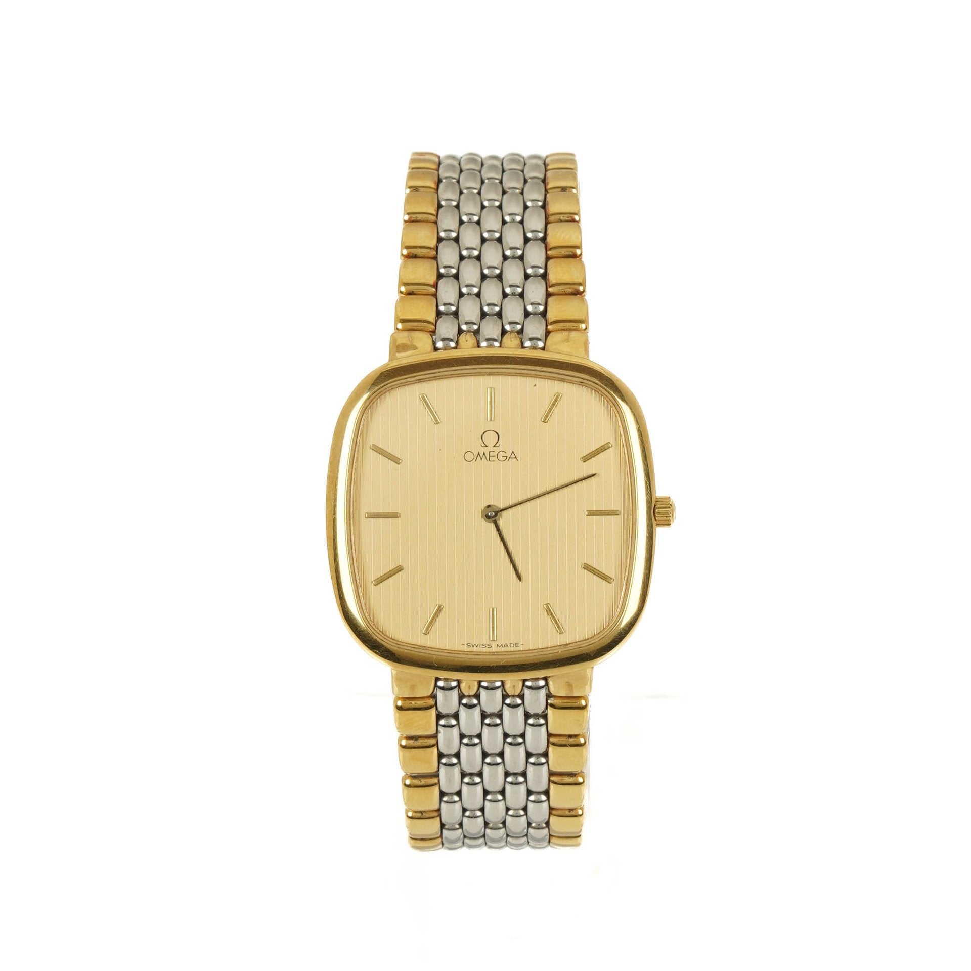 Omega De Ville 30 mm Quarzuhr aus Edelstahl