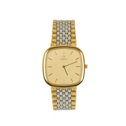 Omega De Ville 30 mm Quarzuhr aus Edelstahl