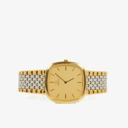 Omega De Ville 30 mm Quarzuhr aus Edelstahl