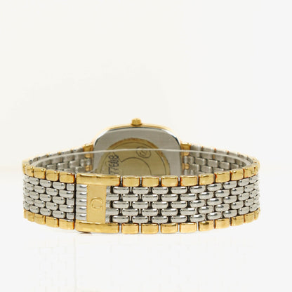 Omega De Ville 30 mm Quarzuhr aus Edelstahl