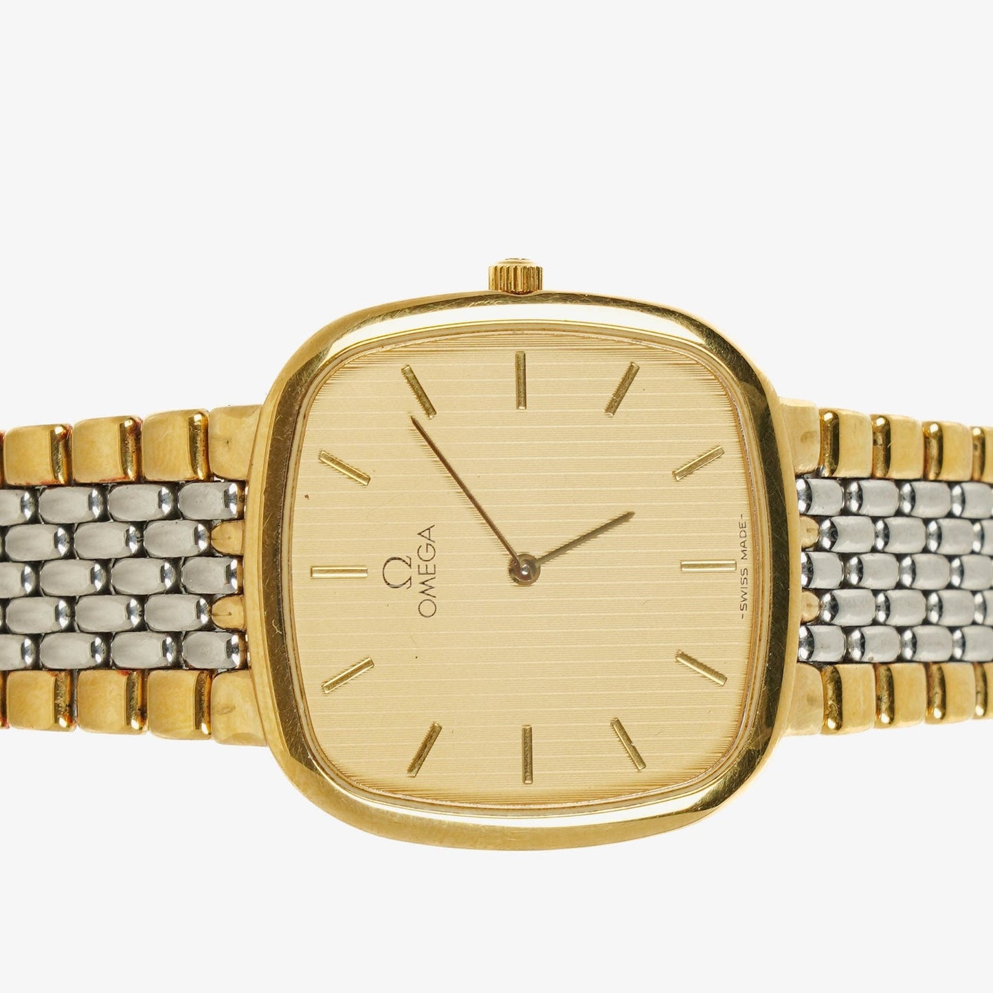 Omega De Ville 30 mm Quarzuhr aus Edelstahl