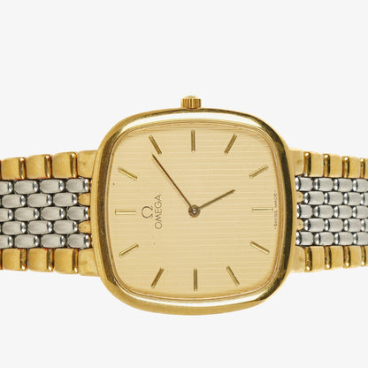 Omega De Ville 30 mm Quarzuhr aus Edelstahl
