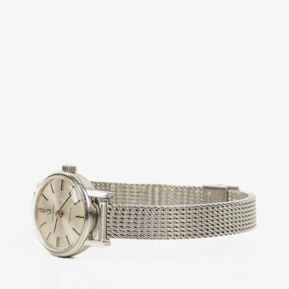 Omega Geneve Damenuhr aus Edelstahl