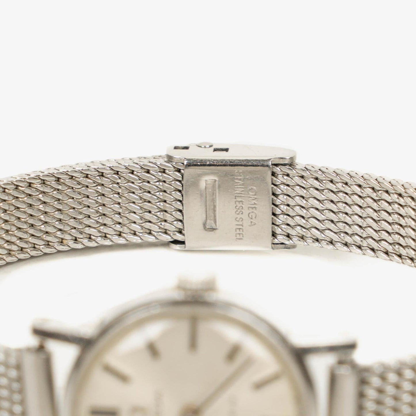 Omega Geneve Damenuhr aus Edelstahl
