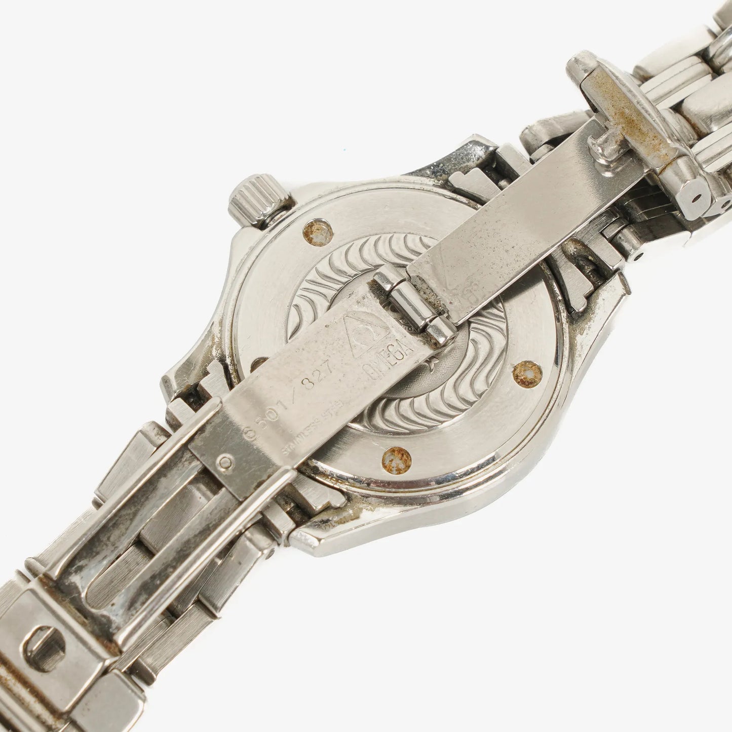 Omega Seamaster 120M 30 mm Quarzuhr aus Edelstahl in Blau