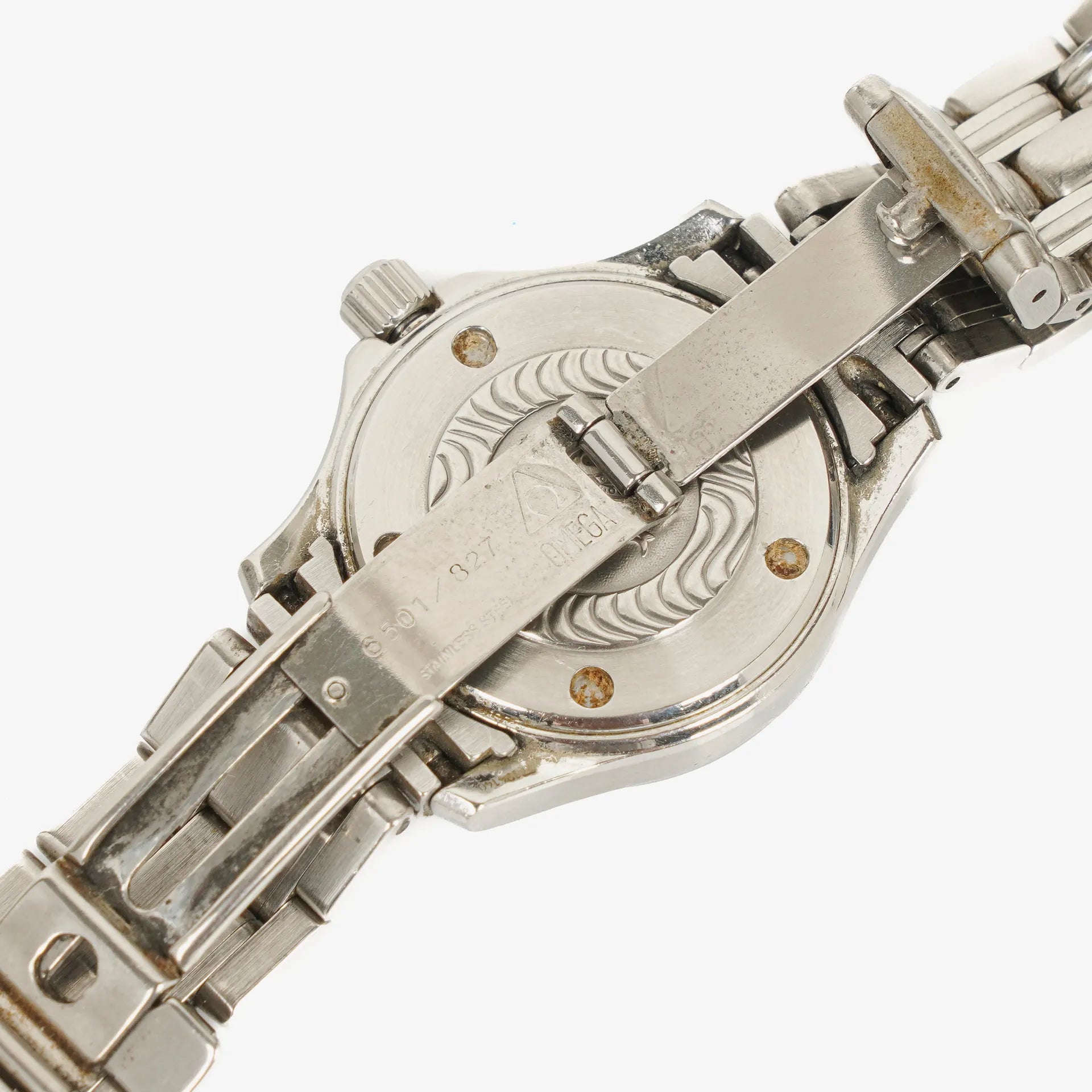 Omega Seamaster 120M 30 mm Quarzuhr aus Edelstahl in Blau