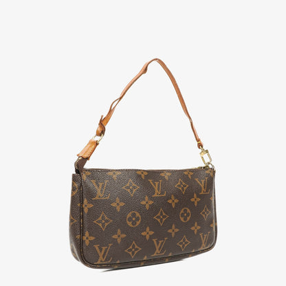 Louis Vuitton Pochette Accessoires Clutch aus Monogram Canvas