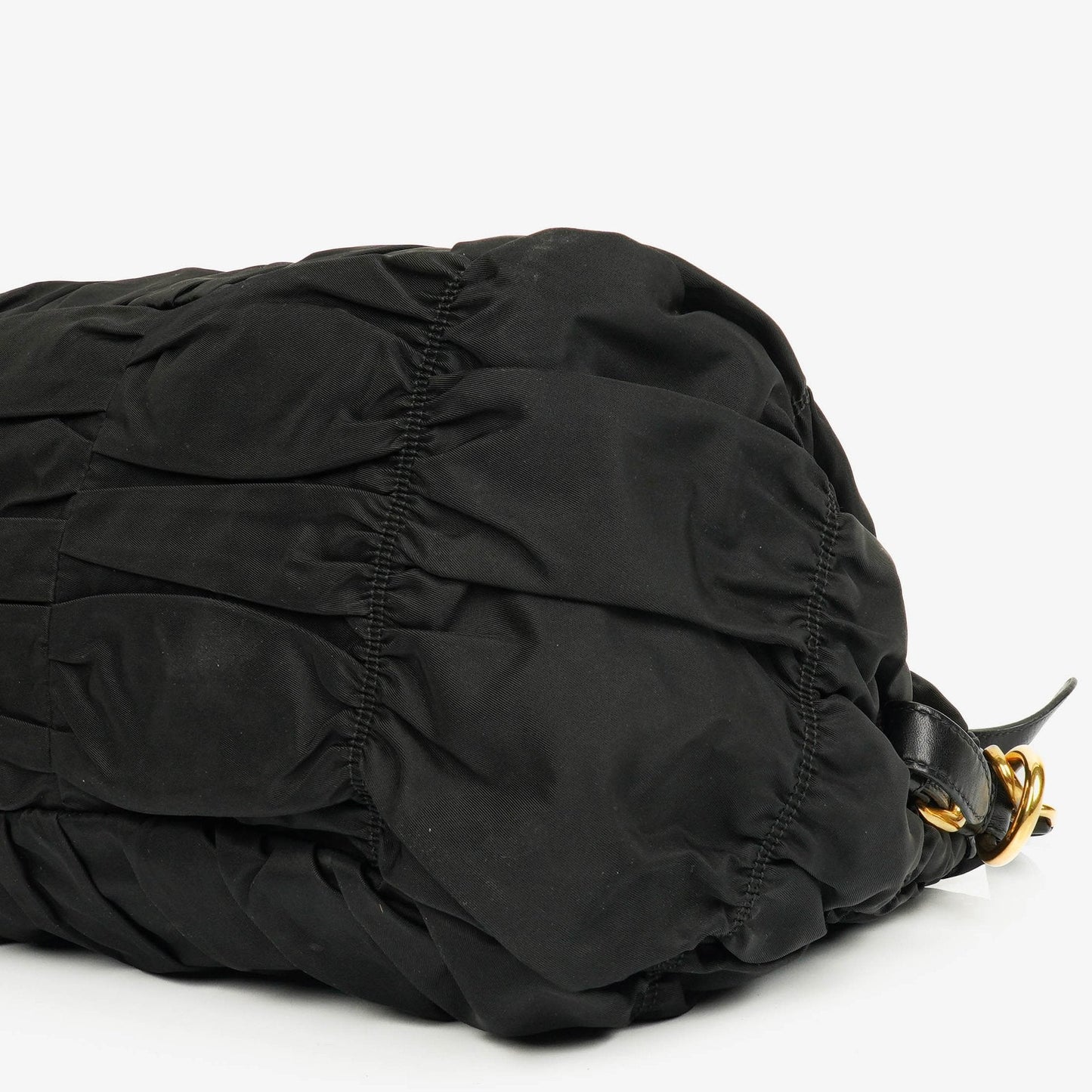 Prada Tessuto Gaufre Tasche aus schwarzem Nylon