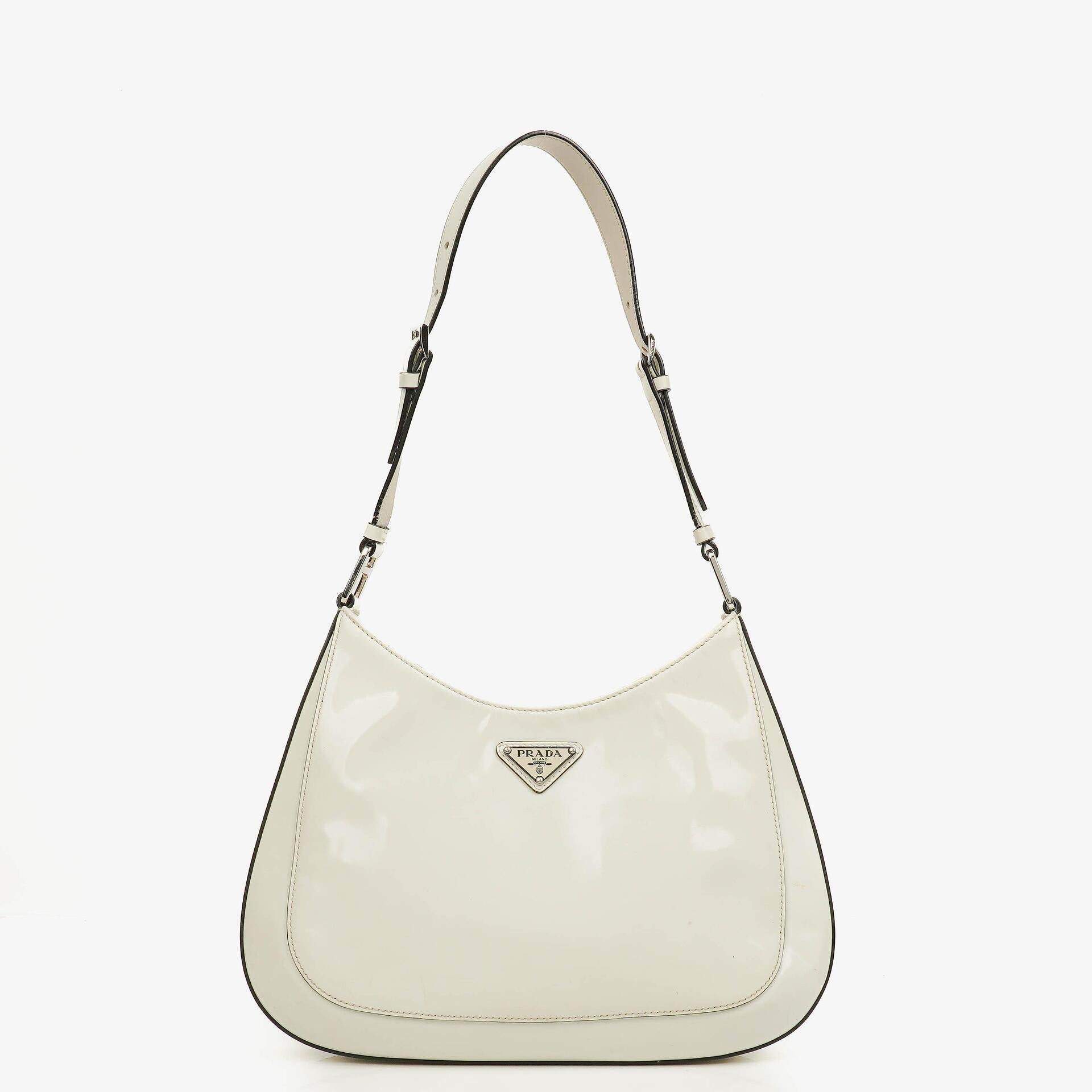 Prada Cleo Schultertasche aus Leder