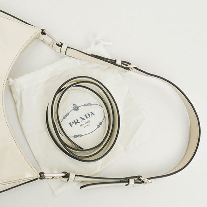 Prada Cleo Schultertasche aus Leder