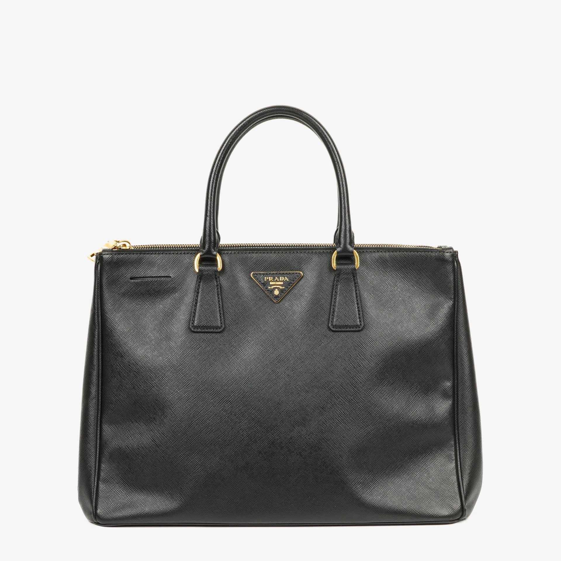 Prada Galleria Large Double-Zip Tote aus Saffiano Lux Leder