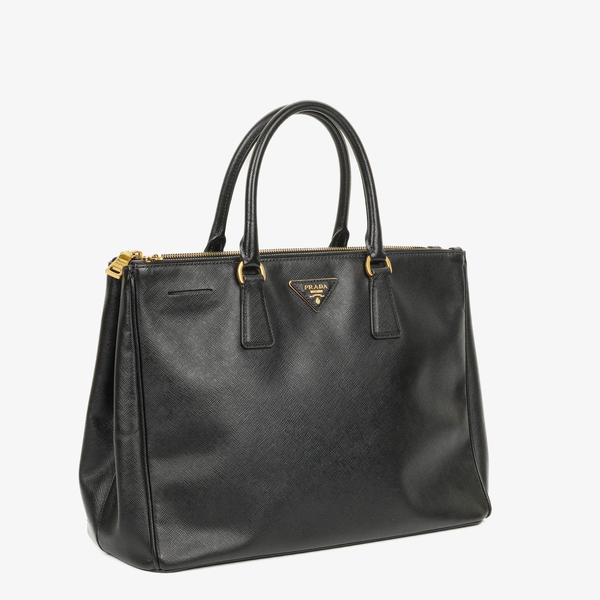 Prada Galleria Large Double-Zip Tote aus Saffiano Lux Leder