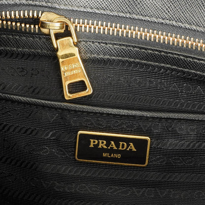 Prada Galleria Large Double-Zip Tote aus Saffiano Lux Leder