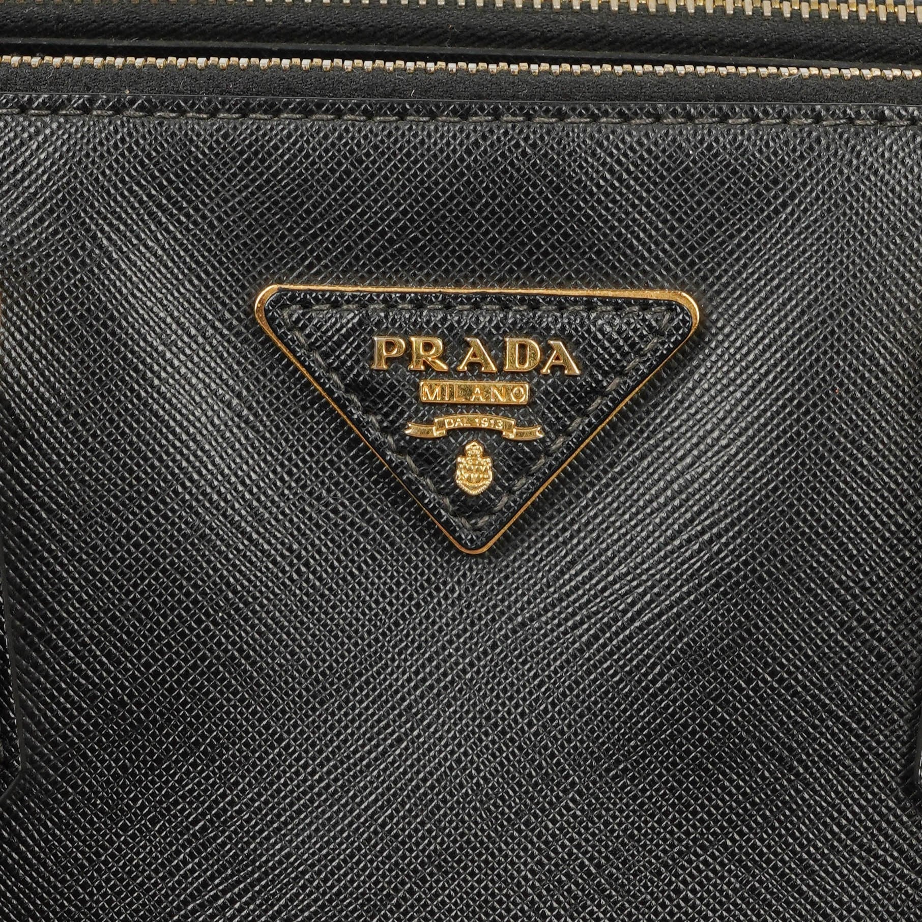 Prada Galleria Large Double-Zip Tote aus Saffiano Lux Leder