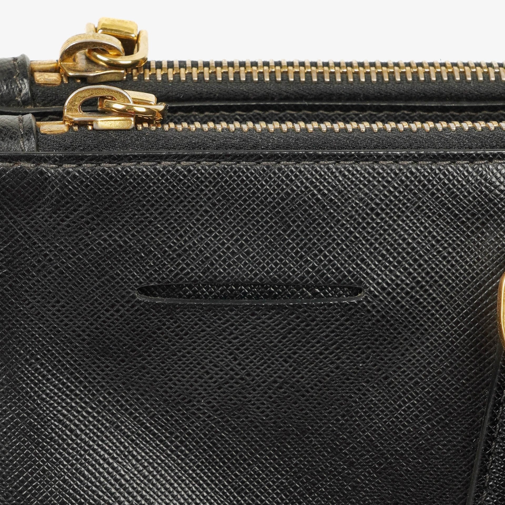 Prada Galleria Large Double-Zip Tote aus Saffiano Lux Leder