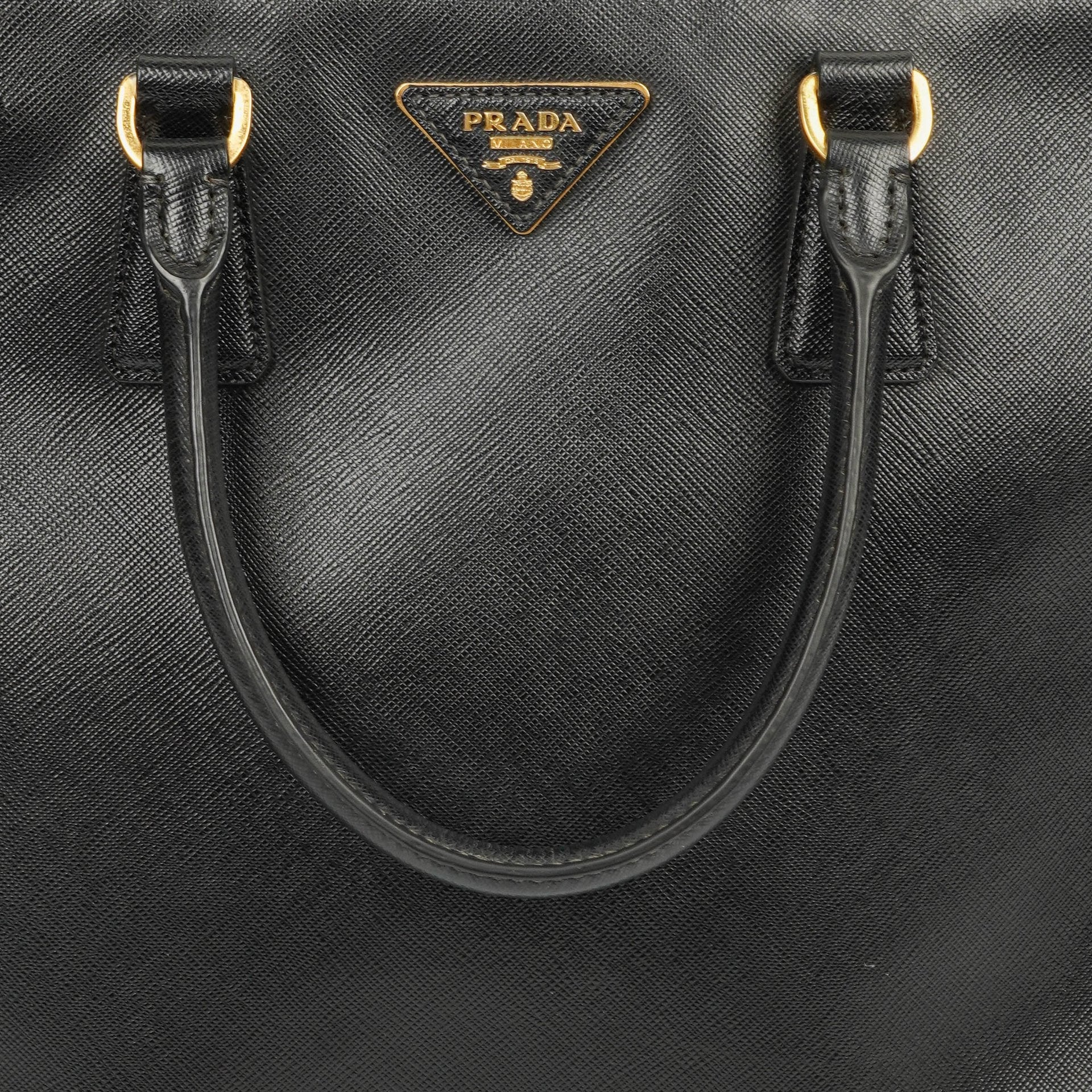 Prada Galleria Large Double-Zip Tote aus Saffiano Lux Leder