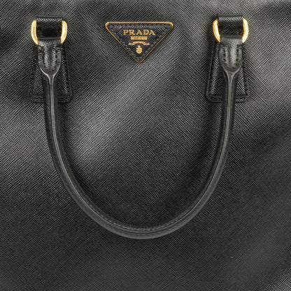 Prada Galleria Large Double-Zip Tote aus Saffiano Lux Leder