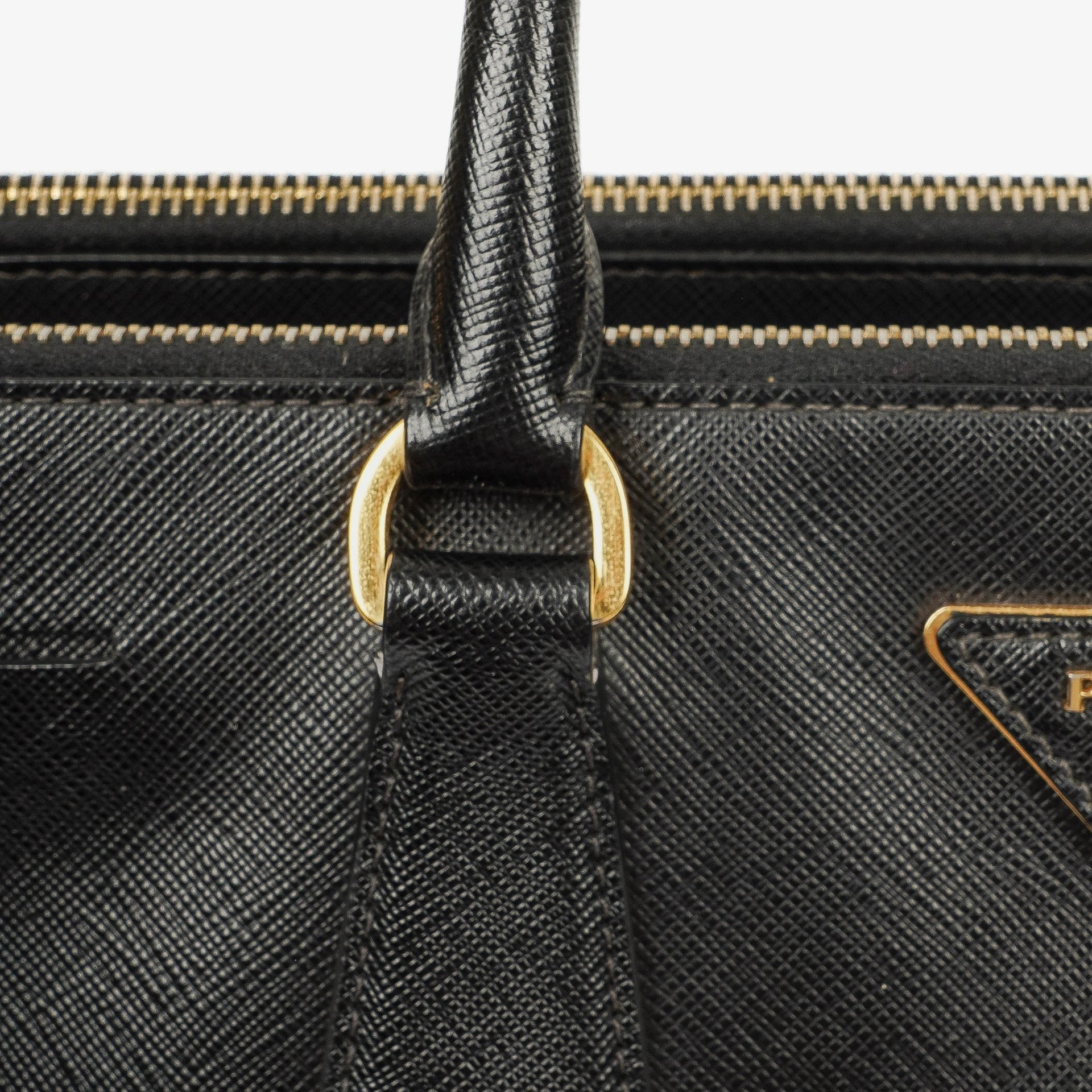 Prada Galleria Large Double-Zip Tote aus Saffiano Lux Leder