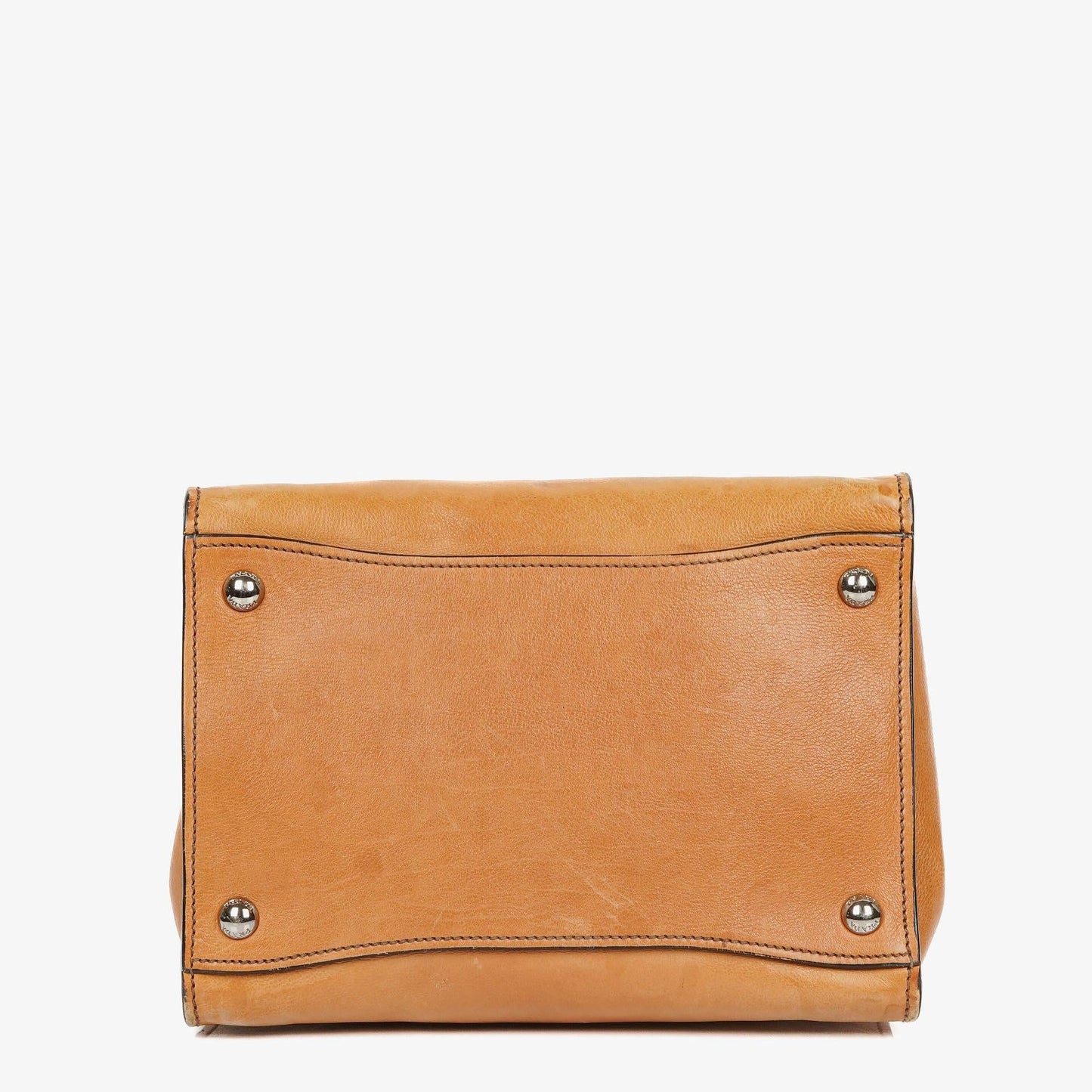 Prada 2-Wege-Handtasche aus Glace Kalbsleder mit Doppelfach