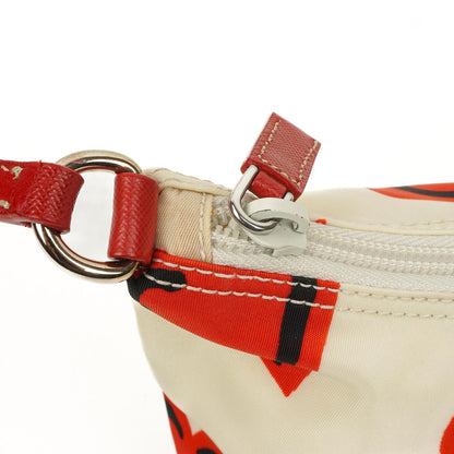 Prada Heart Schultertasche aus Nylon Tessuto